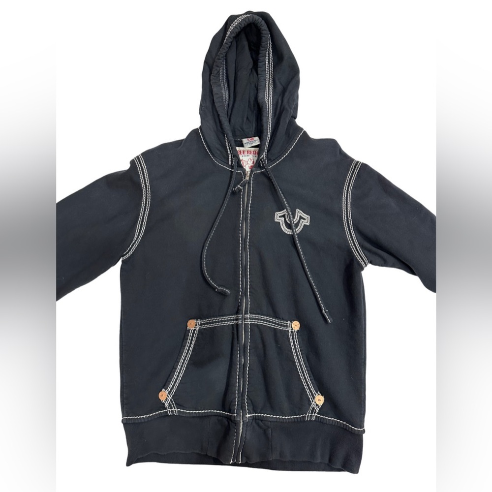 True Religion Men's Black and White
Hoodie